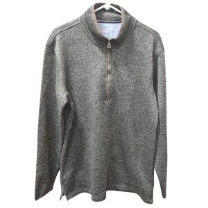 Weatherproof‎ Vintage Men's Herringbone Quarter Zip Pullover Sweatshirt XL